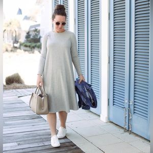 Your favorite dress in solid grey